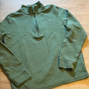 Vineyard vines boys medium 12/14 cotton quarter zip VGUC